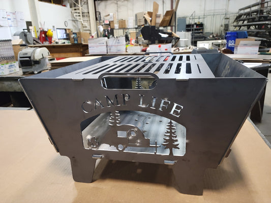 Personalized Camping Firepit
